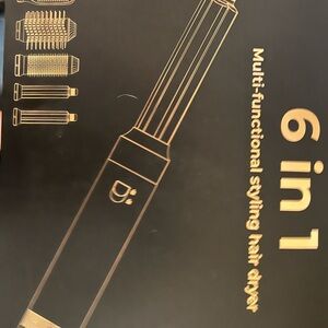 Curling dryer comes with several attachments